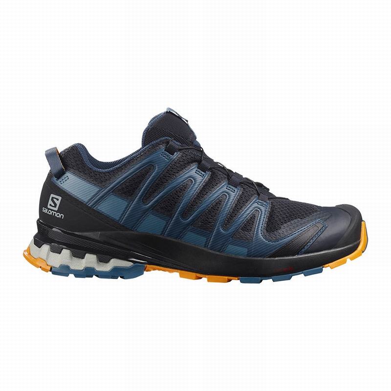 Zapatillas Trekking Salomon Hombre Azul Marino / Azules - Salomon Argentina XA PRO 3D V8 ,045137-RZO